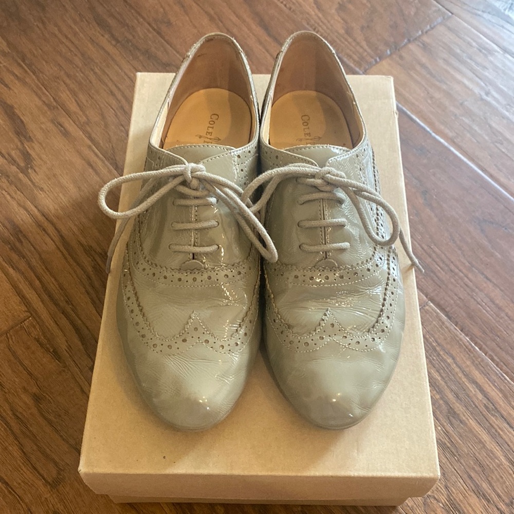 Khaki/tan Cole Haan Tompkins oxfords
